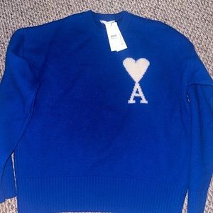 Alexandre Mattiussi crée neck royal blue size s